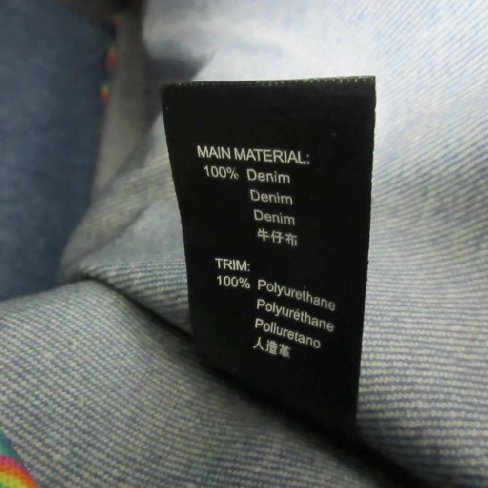 Kurt Geiger Denim Iridescent Tote - Picture 10 of 11